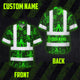 Green Neon Octopus Hi-Vis Hawaiian Shirt