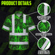 Green Neon Octopus Hi-Vis Hawaiian Shirt