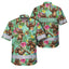 Funny Sloth Hi-Vis Hawaiian Shirt
