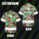 Funny Sloth Hi-Vis Hawaiian Shirt