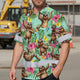 Funny Sloth Hi-Vis Hawaiian Shirt