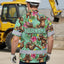 Funny Sloth Hi-Vis Hawaiian Shirt