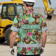 Funny Sloth Hi-Vis Hawaiian Shirt