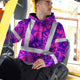 Pink Neon Violet Orchid Hi-Vis Hoodie