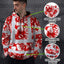 Red Neon White Orchid Hi-Vis Hoodie