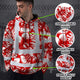 Red Neon White Orchid Hi-Vis Hoodie