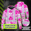 Pink Neon White Orchid Hi-Vis Hoodie