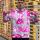 Pink Neon White Orchid Hi-Vis Hoodie