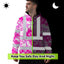 Pink Neon White Orchid Hi-Vis Hoodie