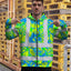 Green Neon Blue Orchid Hi-Vis Zip Hoodie