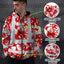 Red Neon White Orchid Hi-Vis Zip Hoodie
