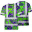 Green Neon Violet Orchid Hi-Vis T-Shirt