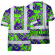 Green Neon Violet Orchid Hi-Vis T-Shirt