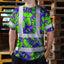 Green Neon Violet Orchid Hi-Vis T-Shirt