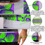 Green Neon Violet Orchid Hi-Vis T-Shirt
