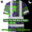 Green Neon Violet Orchid Hi-Vis T-Shirt
