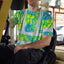 Green Neon Blue Orchid Hi-Vis T-Shirt