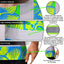 Green Neon Blue Orchid Hi-Vis T-Shirt