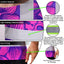 Pink Neon Violet Orchid Hi-Vis T-Shirt
