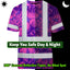 Pink Neon Violet Orchid Hi-Vis T-Shirt