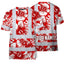 Red Neon White Orchid Hi-Vis T-Shirt