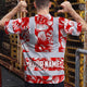 Red Neon White Orchid Hi-Vis T-Shirt