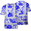 Blue Neon White Orchid Hi-Vis T-Shirt