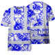 Blue Neon White Orchid Hi-Vis T-Shirt