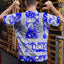 Blue Neon White Orchid Hi-Vis T-Shirt
