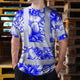 Blue Neon White Orchid Hi-Vis T-Shirt