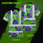 Green Neon Violet Orchid Hi-Vis Polo Shirt