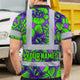 Green Neon Violet Orchid Hi-Vis Polo Shirt