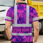 Pink Neon Violet Orchid Hi-Vis Polo Shirt
