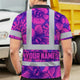 Pink Neon Violet Orchid Hi-Vis Polo Shirt