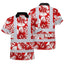 Red Neon White Orchid Hi-Vis Polo Shirt