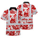 Red Neon White Orchid Hi-Vis Polo Shirt