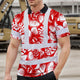 Red Neon White Orchid Hi-Vis Polo Shirt