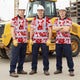 Red Neon White Orchid Hi-Vis Polo Shirt