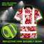 Red Neon White Orchid Hi-Vis Polo Shirt
