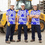 Blue Neon White Orchid Hi-Vis Polo Shirt