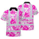 Pink Neon White Orchid Hi-Vis Polo Shirt