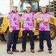 Pink Neon White Orchid Hi-Vis Polo Shirt