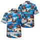 Funny Chicken 4 Hi-Vis Hawaiian Shirt