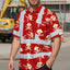 Red Skull Boat Hi-Vis Hawaiian Shirt
