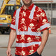 Red Skull Boat Hi-Vis Hawaiian Shirt