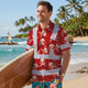 Red Skull Boat Hi-Vis Hawaiian Shirt