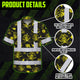 Yellow Skull Boat Hi-Vis Hawaiian Shirt