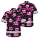 Pink Neon Boat Hi-Vis Hawaiian Shirt