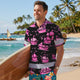 Pink Neon Boat Hi-Vis Hawaiian Shirt
