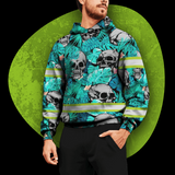 Reflective Hi Vis Mint Neon Hoodie - Safety Workwear